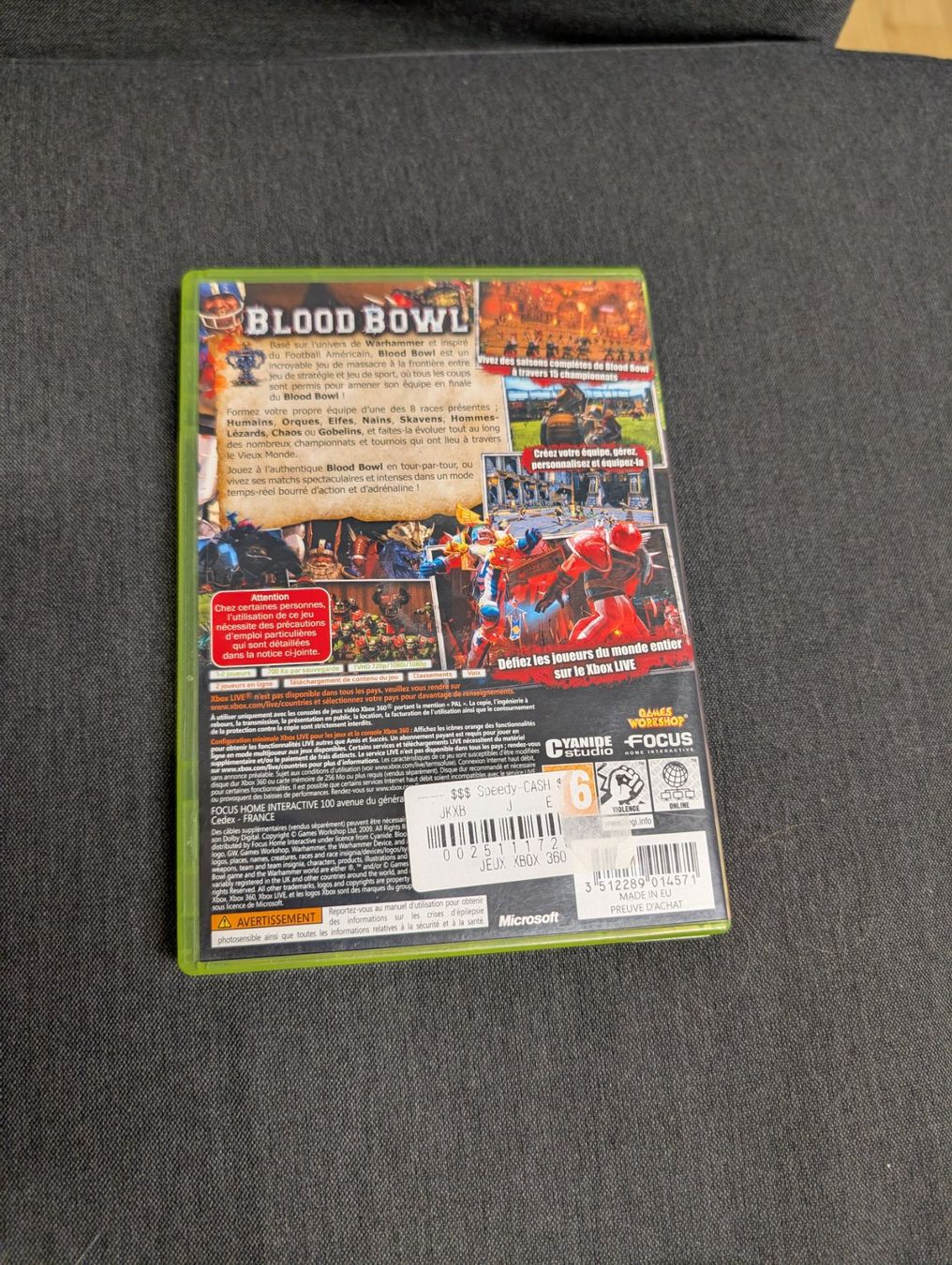 Giochi: Blood bowl Microsoft Xbox 360 – Usato da Giubiasco venduto da Ticinerd 1