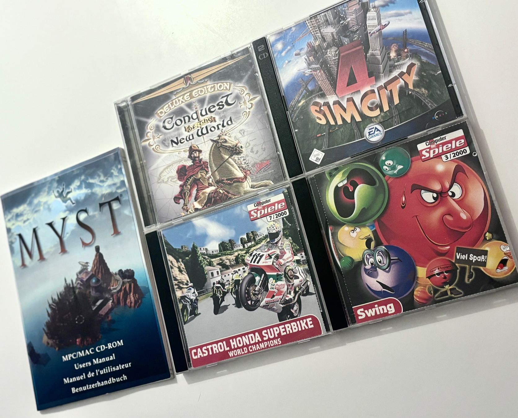 Spiele: PC GAMES, DISC, 4STK., ANLEITUNG, VINTAGE, CONQUEST... – Gebraucht aus Dachsen von Sven_Jasper 1