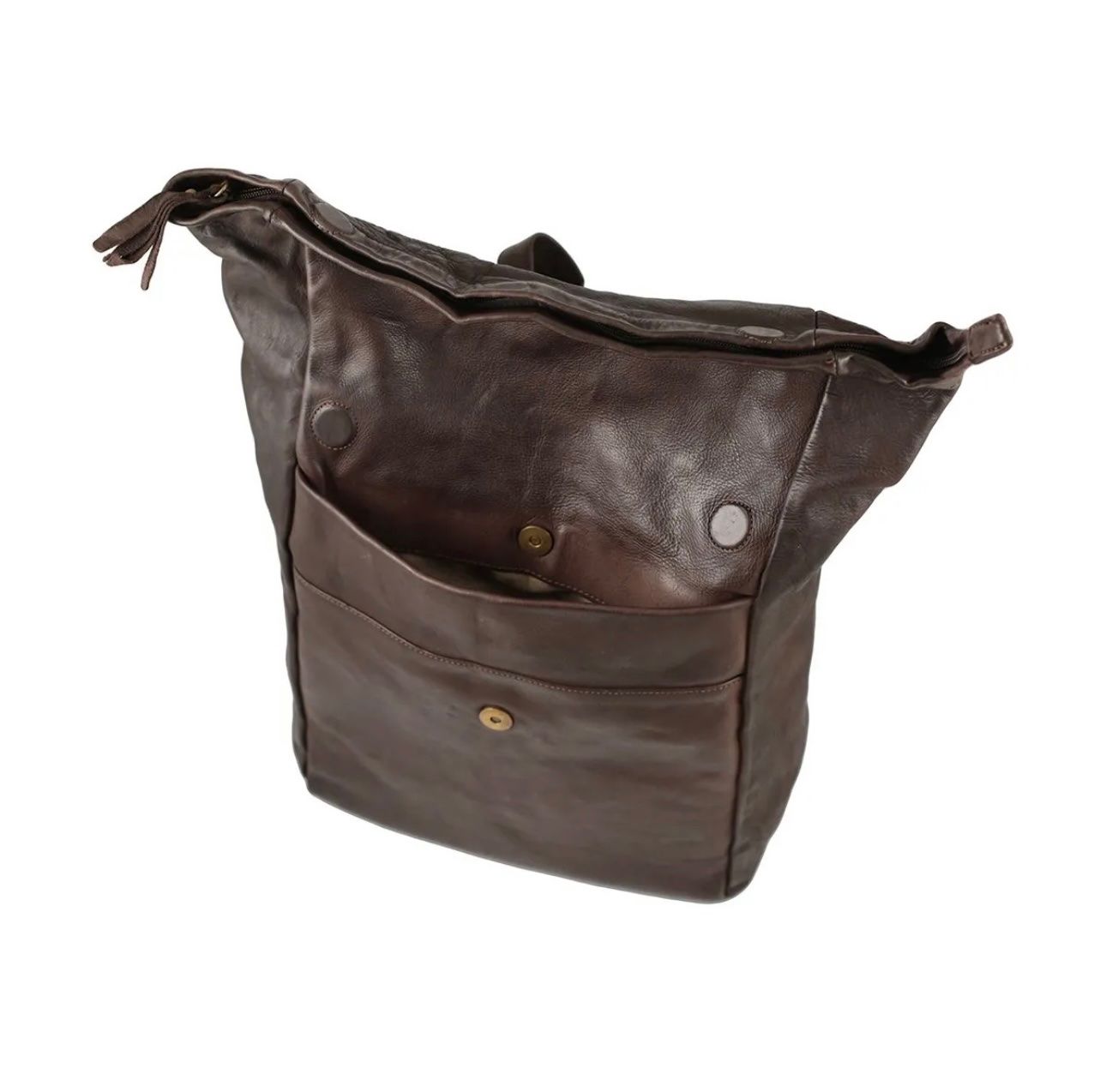 Zaini: Lederrucksack Torino - Farbe: Braun – Nuovo e nell'imballaggio originale da Wittenbach venduto da WWW.DRILUBAGS.CH 2