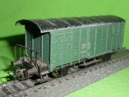 HAG 340.04 SBB Güterwagen Typ K3 Nummer 43216 grün Schw.Dach