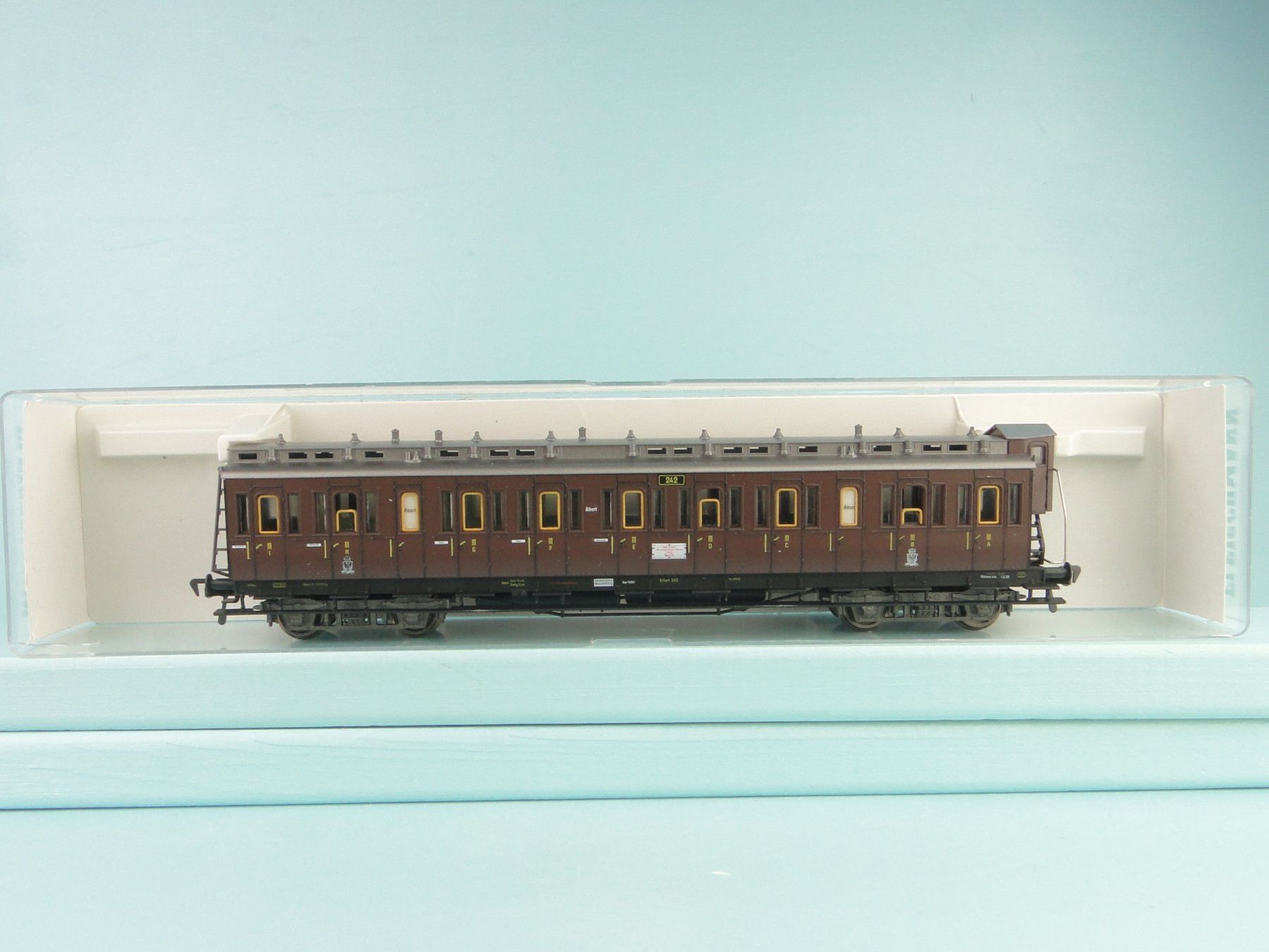 Fleischmann Modellini di ferrovie: Fleischmann H0 5802 Abteilwagen, neu – Usato da Bülach venduto da cann11 2