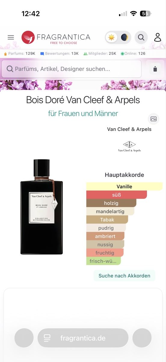 Van Cleef Parfum & Eau de Toilette: Van Cleef & Arpels Bois Doré, 2 ml – Gebraucht aus Sursee von nri_g5z8 1