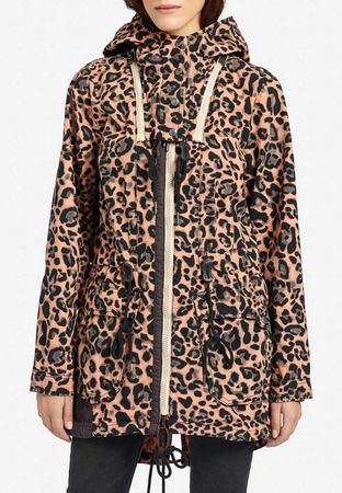 Khujo Parka Leopardenmuster Grösse L