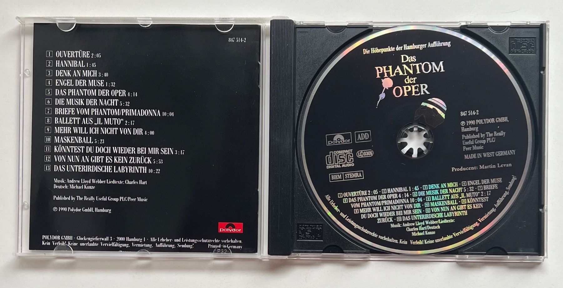 CD: Andrew Lloyd Webber / Das Phantom der Oper – Usato da Näfels venduto da rottabi 3