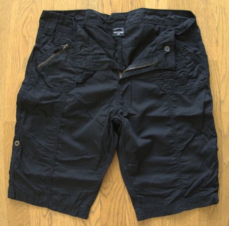 Cargo Shorts ARTIME schwarz, Bundweite 100cm