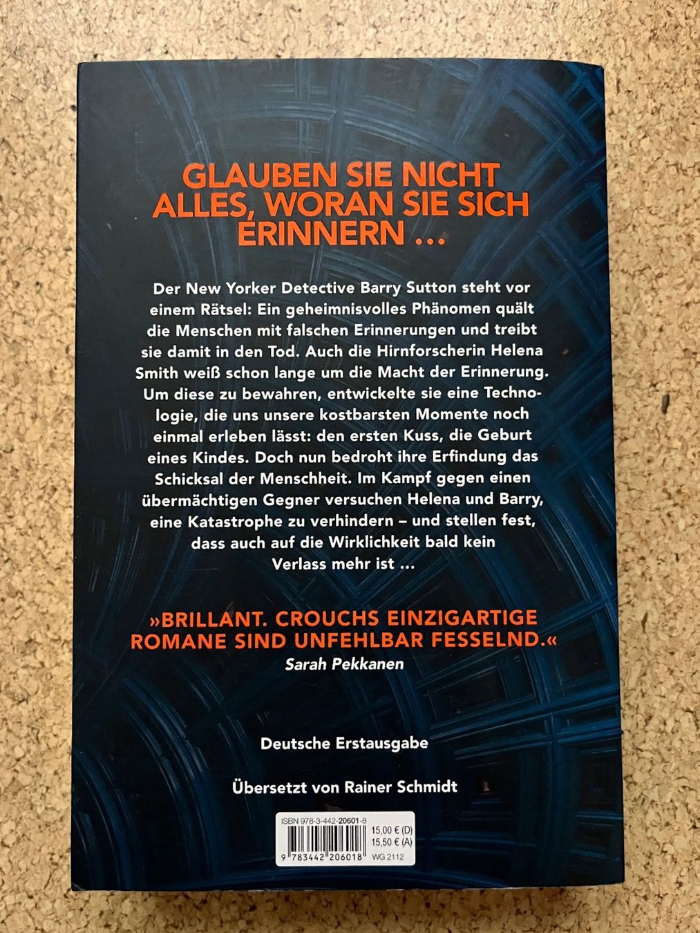 Libri: Taschenbuch "Gestohlene Erinnerung", Blake Crouch – Usato da Grosswangen venduto da Vita500 1