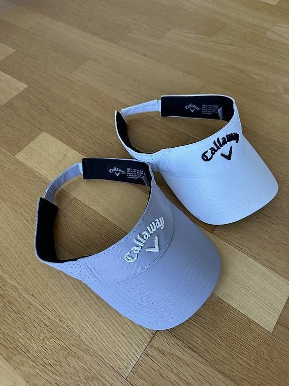 Callaway Hüte, Mützen & Caps: 2x Callaway Golf Visors  New & Unused  White+Grey – Neu (gemäss Beschreibung) aus Zug von dhe_8lxn 1
