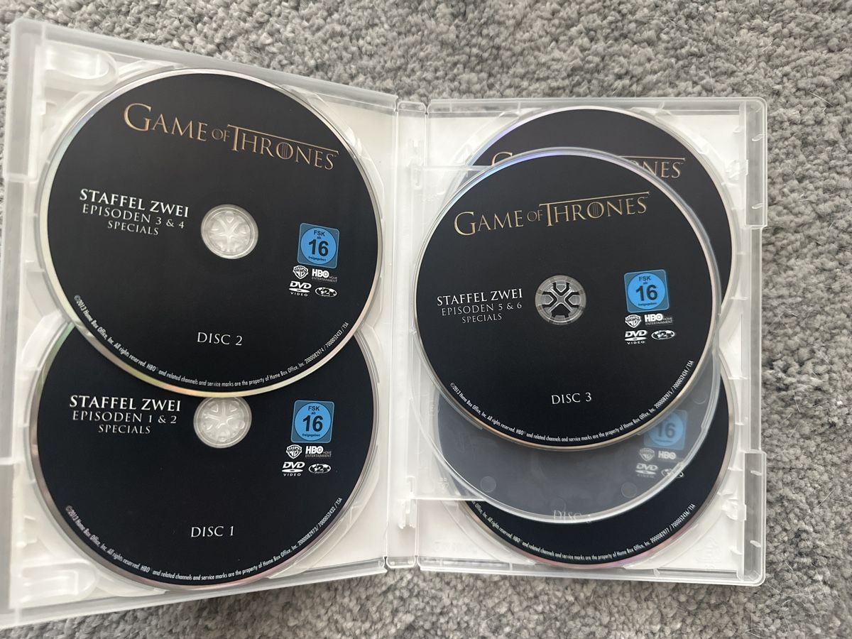 Alle DVDs: Game of Thrones Staffel 2 - DVD Box – Neu (gemäss Beschreibung) aus Wangen SZ von Jaay_Sky 2