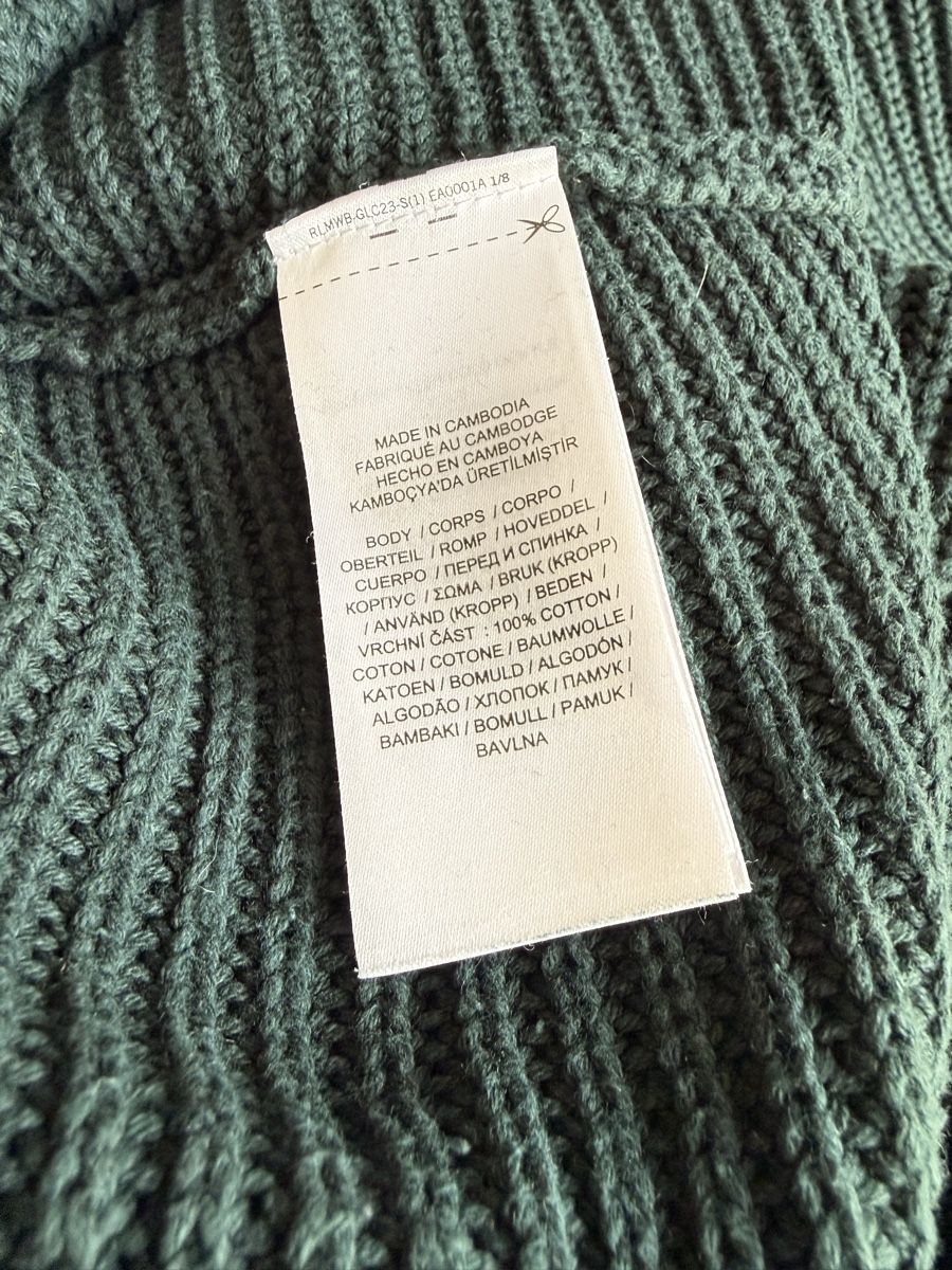 Ralph Lauren Pulls & Sweat-shirts: Ralph Lauren Pullover Dunkelgrün Grösse S Baumwolle  – D'occasion à Staad SG par Chirrari 4