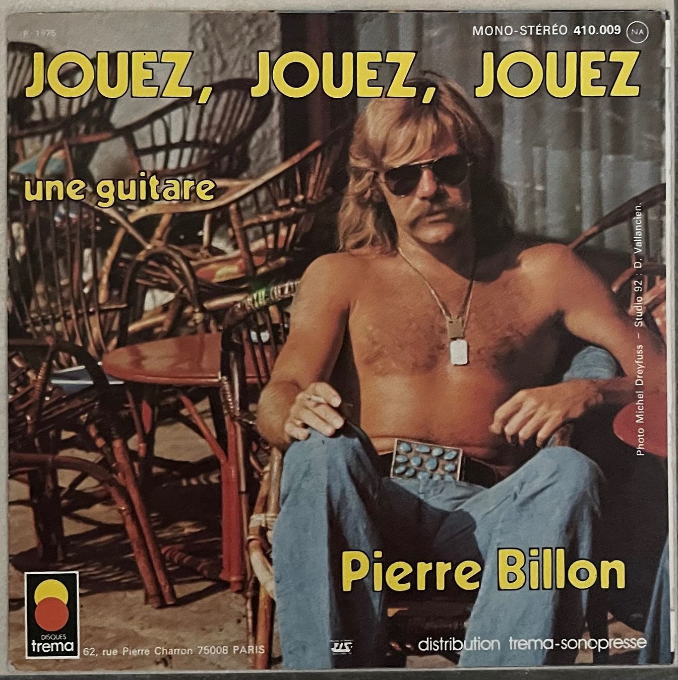 Schallplatten: PIERRE BILLON - UNE GUITARE – Gebraucht aus Bussigny von vinyl-pas-cher 1