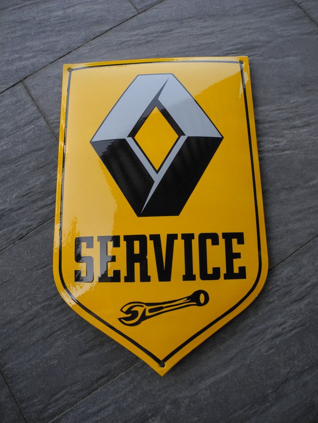 Schilder: GROSSES RENAULT EMAILSCHILD – Neu (gemäss Beschreibung) aus Reinach AG von Huckleberrysix