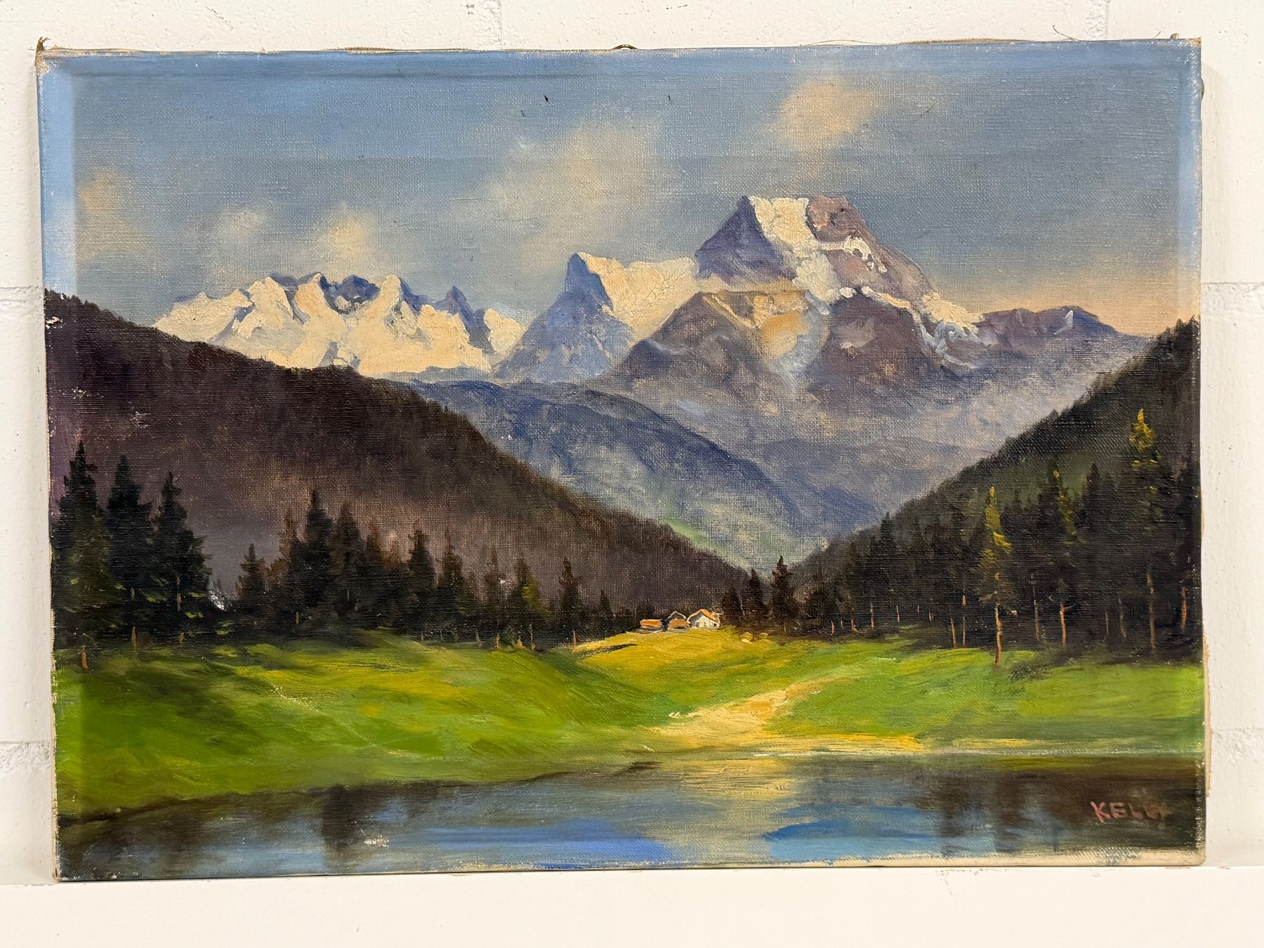 Gemälde: KELLY Original Gemälde Landschaft – Gebraucht aus Basel von PAUL_ART 1