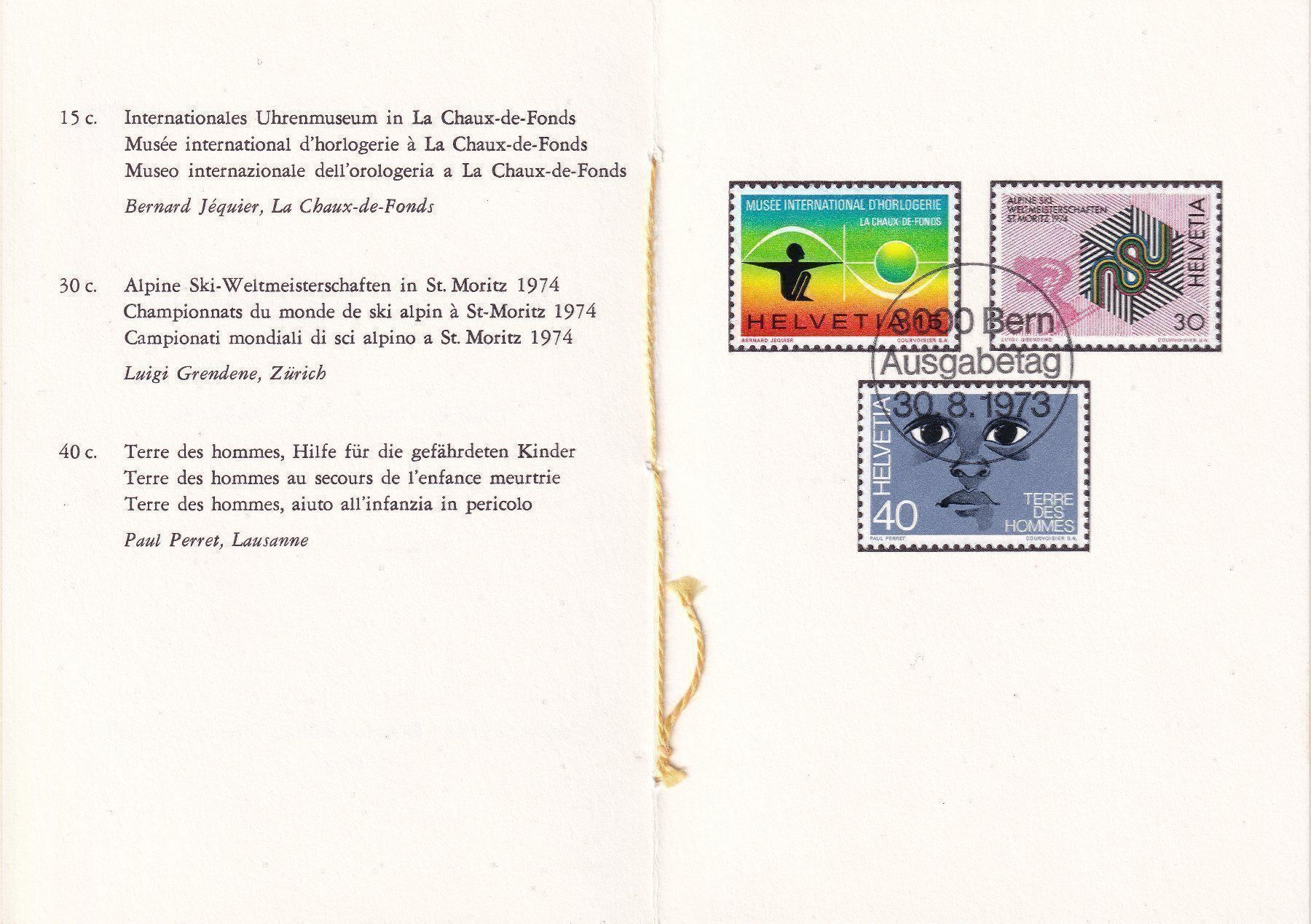 Tutti i francobolli: Sonderpostmarken II 1973 – Usato da Rotkreuz venduto da sheyenne72 1