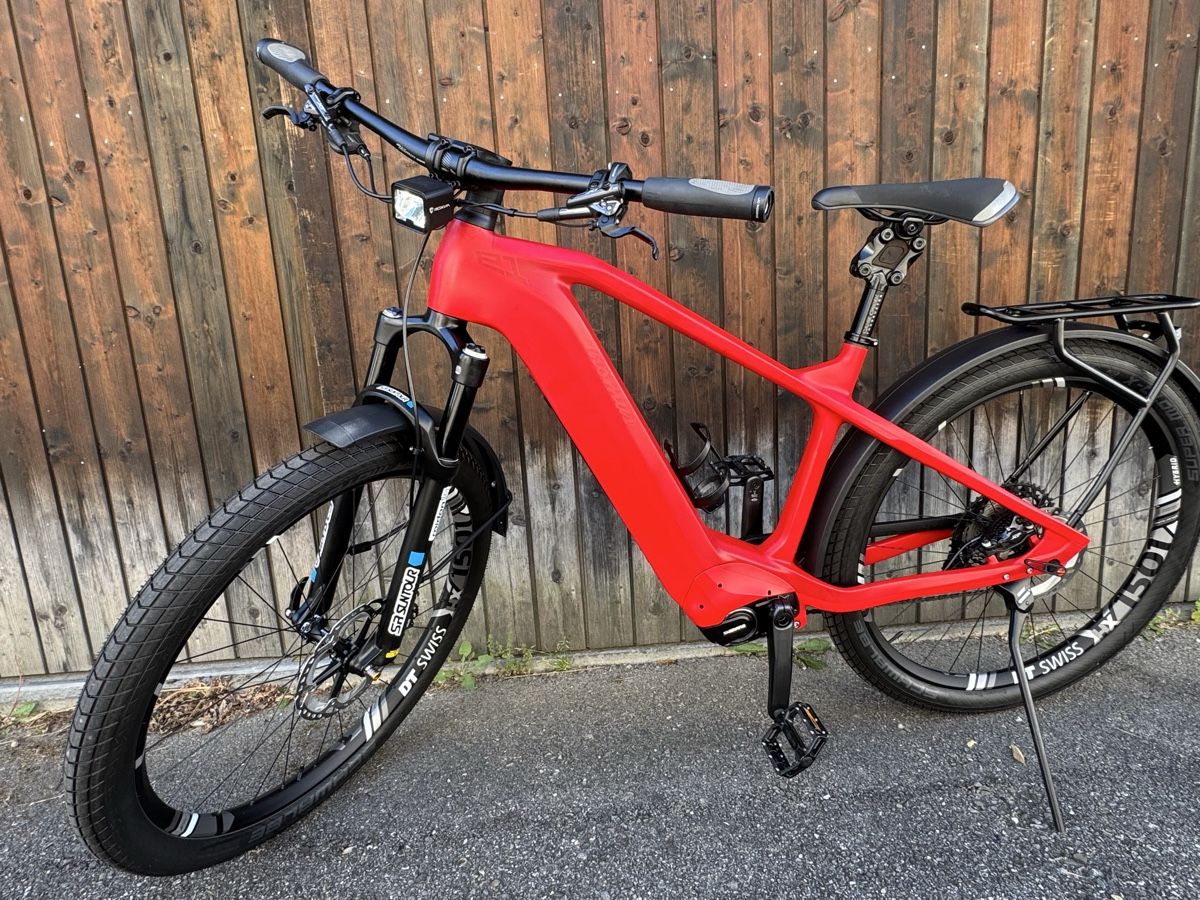 Thömus Biciclette: Thömus Twinner CT E1  Carbon XT Rot top Zustand – Usato da Solothurn venduto da Leo2207 3