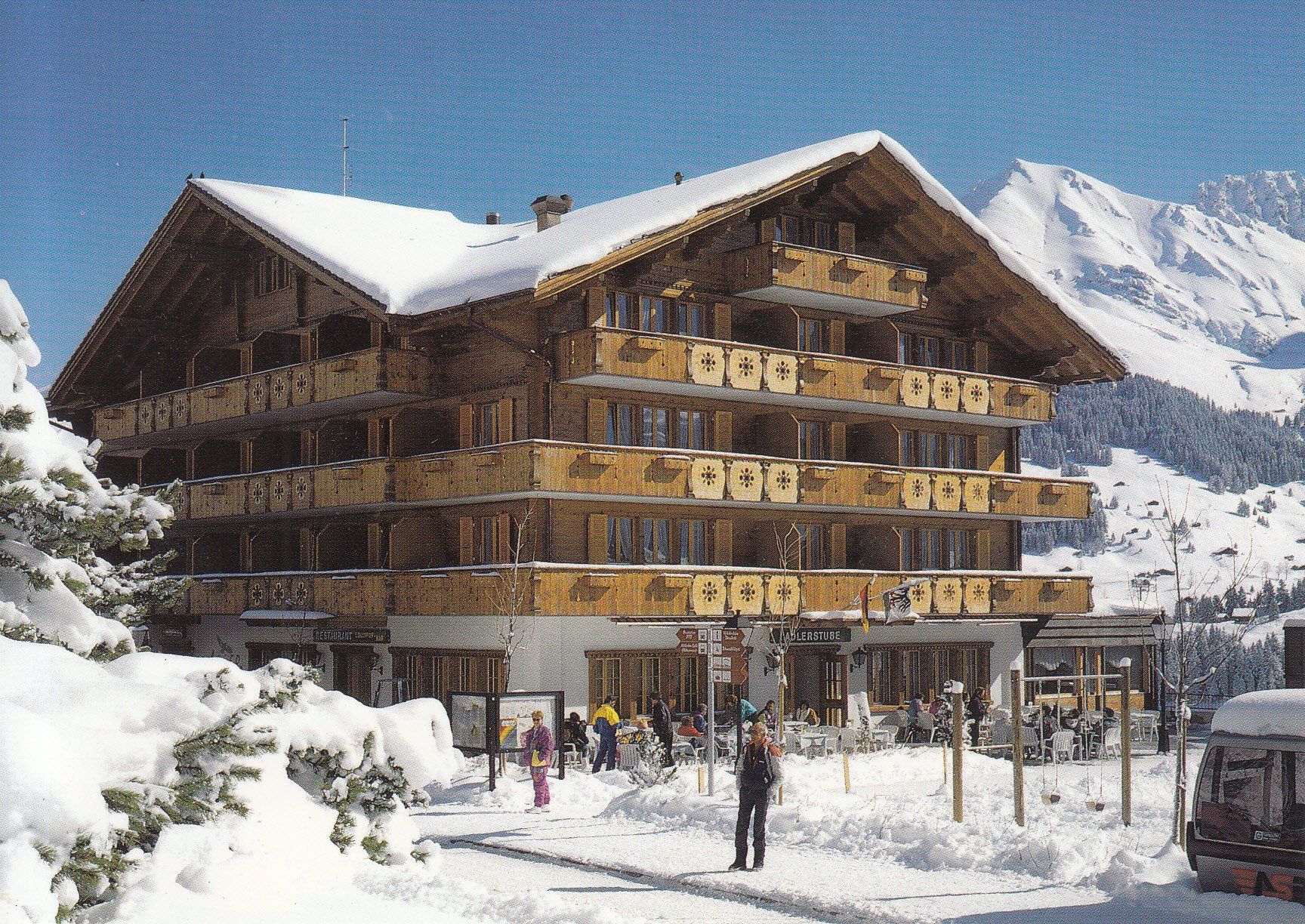 Ansichtskarten: Adelboden Adler 1995 – Gebraucht aus Bürglen TG von StampGraf