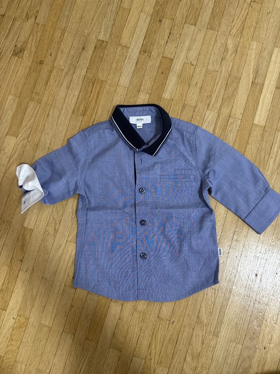 Hugo Boss Hemden, Tops & T-Shirts: Chemise BOSS bébé, taille 6 mois – Neu und originalverpackt aus Chêne-Bourg von Dr_resell_Geneva