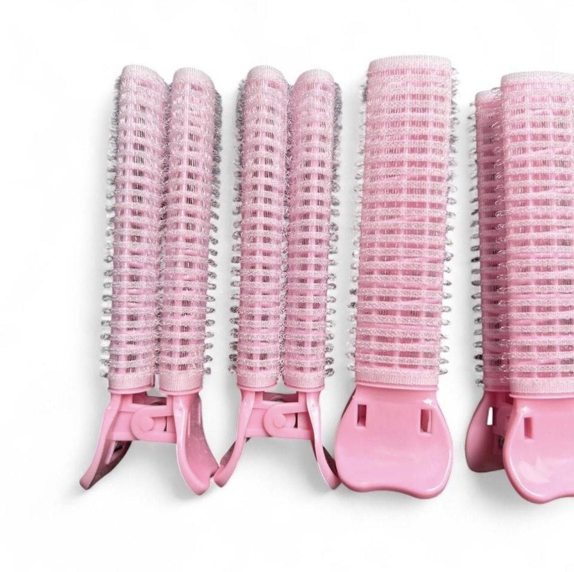 Accessori per capelli: Pink hair rollers with clip – Nuovo (secondo la descrizione) da Zürich venduto da Cengre 1