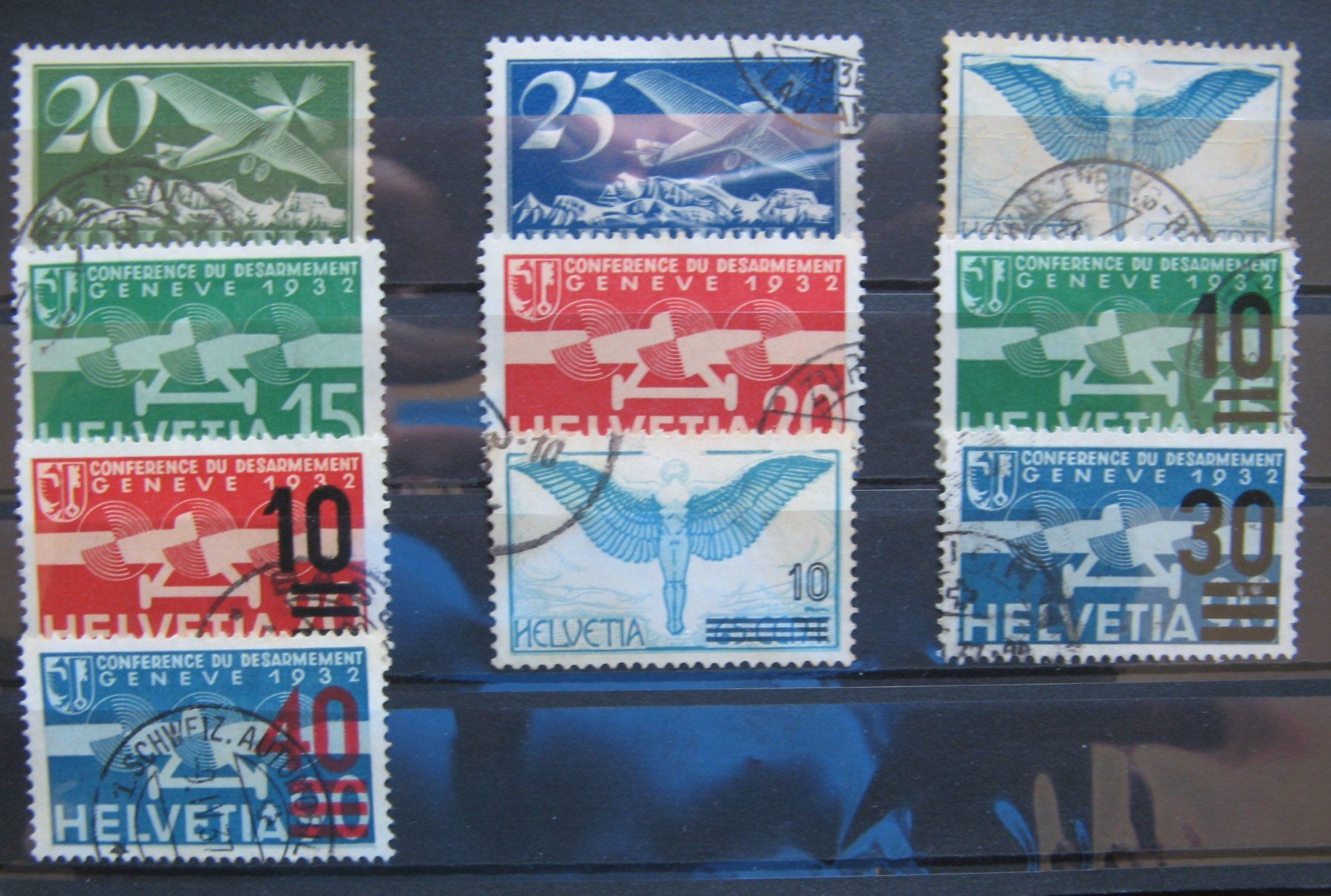 Tous les timbres: Flugpost kleines Lot gestempelt – D'occasion à Frauenfeld par Interessent1