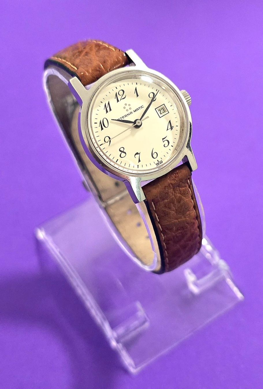 Eterna Uhren: ETERNA MATIC ARMBANDUHR ALASKE UHR – Gebraucht aus Neftenbach von Taschen-Uhren 9