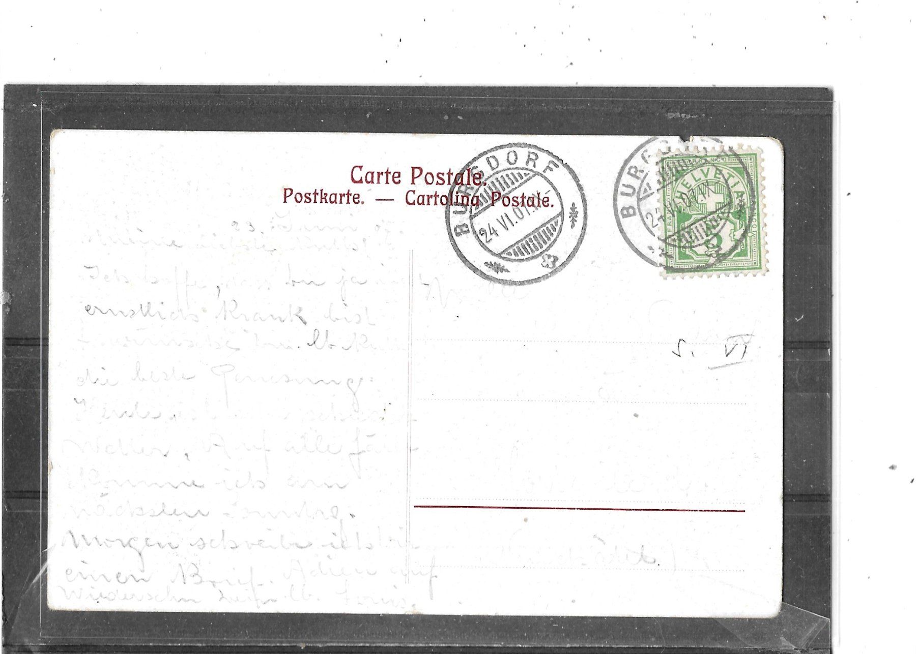 Cartes postales: BE Burgdorf 1907 Centralschweizerisches Schützenfest – D'occasion à Schocherswil par Wilare 1