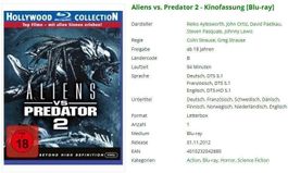 Aliens vs. Predator 2 - Bluray