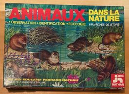 Jeu éducatif Animaux dans la nature Nathan occasion