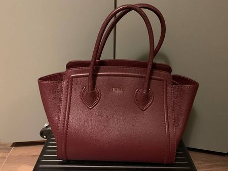 Borsa Furla in pelle bordeaux