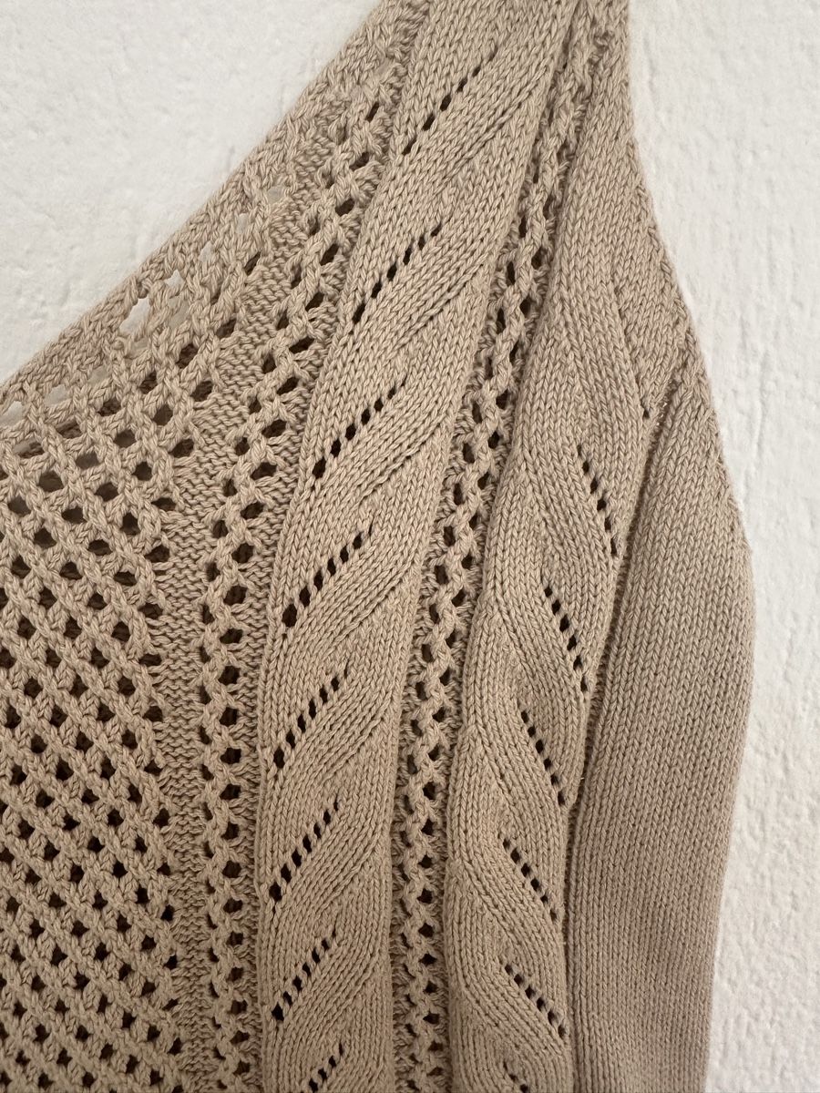 Tops: Damen Stricktop Beige Gr. ca.M – Gebraucht aus Widen von Mimi11 1