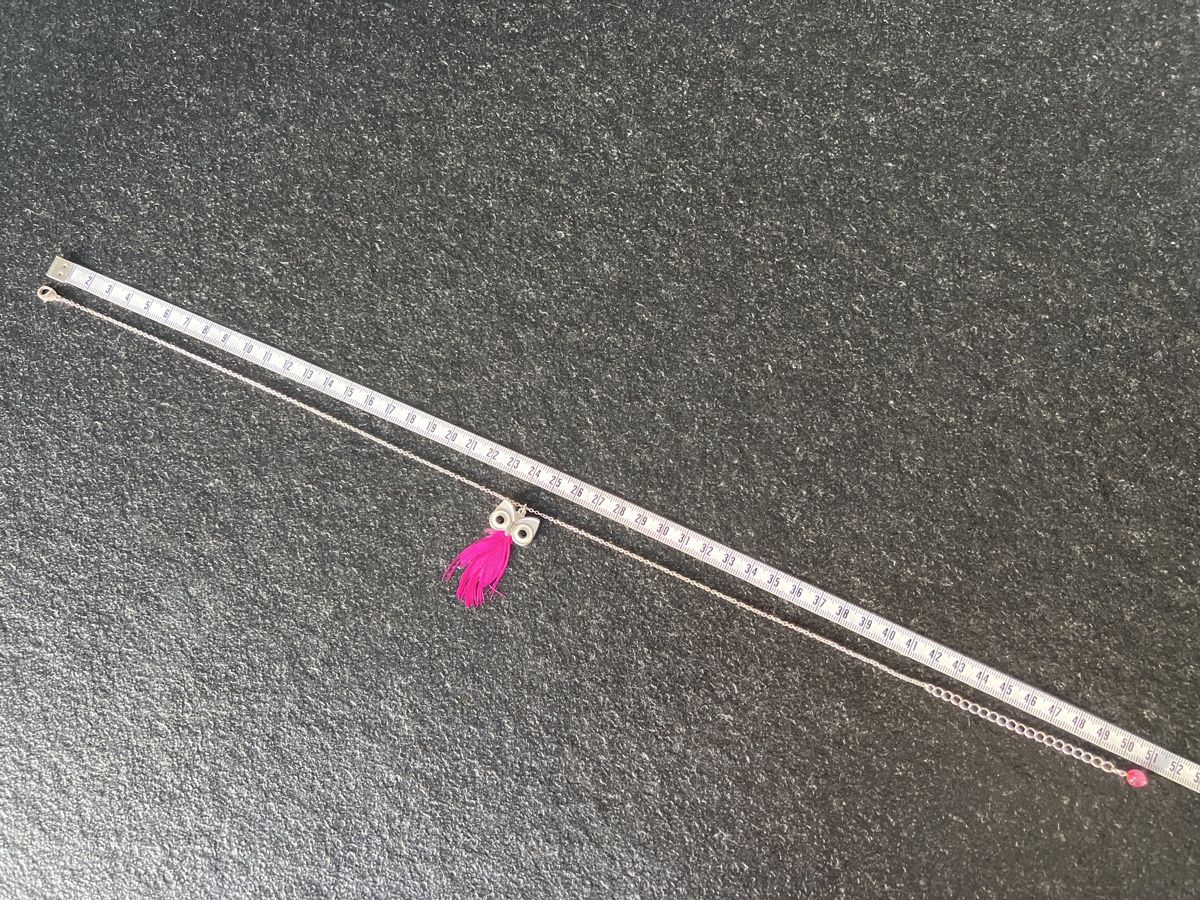 Catenine: Mädchen Kette mit Eule Anhänger Pink/Silber – Usato da HORGEN venduto da vladibarca10 2