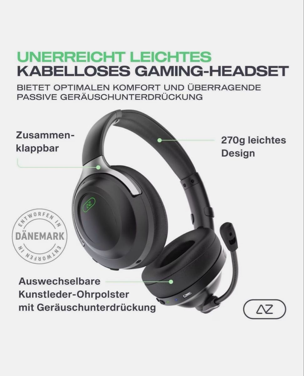 Cuffie: AceZone A-Spire wireless gaming headset 2y warranty – Nuovo e nell'imballaggio originale da Frauenfeld venduto da Vanityroom 3