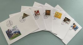 2007 6 verschiedene FDC