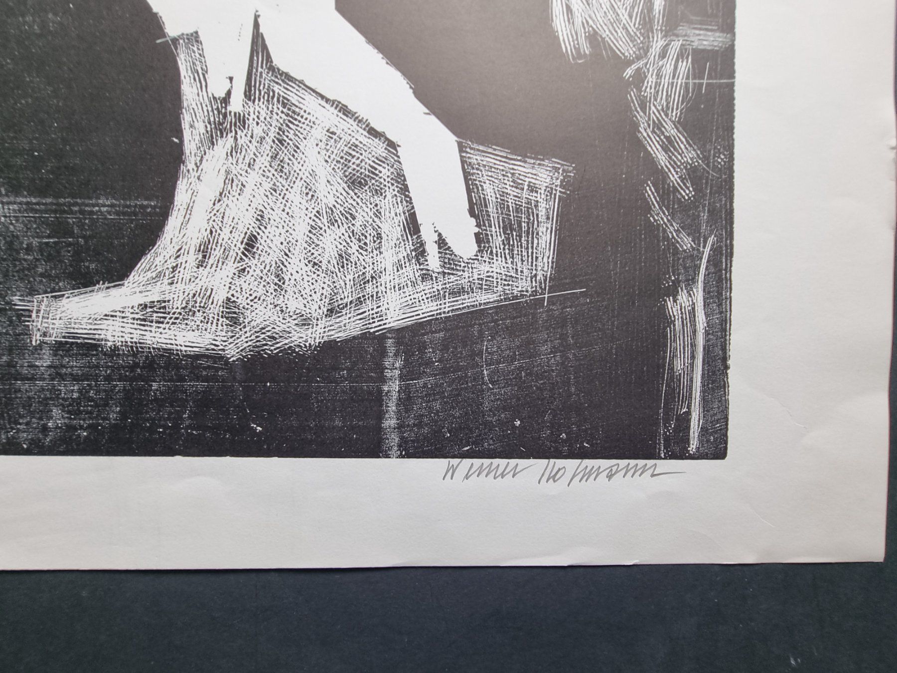 Xilografie: WERNER HOFMANN HOLZSCHNITT SIGNIERT – Usato da Gersau venduto da grafik-kunst 3
