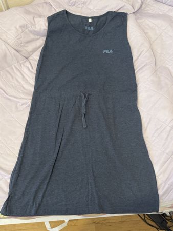 Sommerkleid Fila blau ärmellos Grösse L guter Zustand