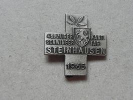 Abzeichen Kantonal Schwingfest Schwingen Steinhausen ZG 1965