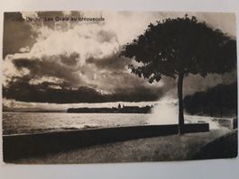 Ouchy Les Quais au crépuscule