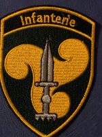 Infanterie Tenue A Original Abzeichen Badge neu