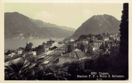 Lugano Stazione FFS, um 1930