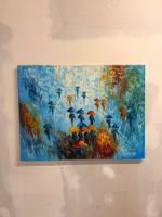 Leinwand Regen Kunstwerk angelehnt an Olha Darchuk