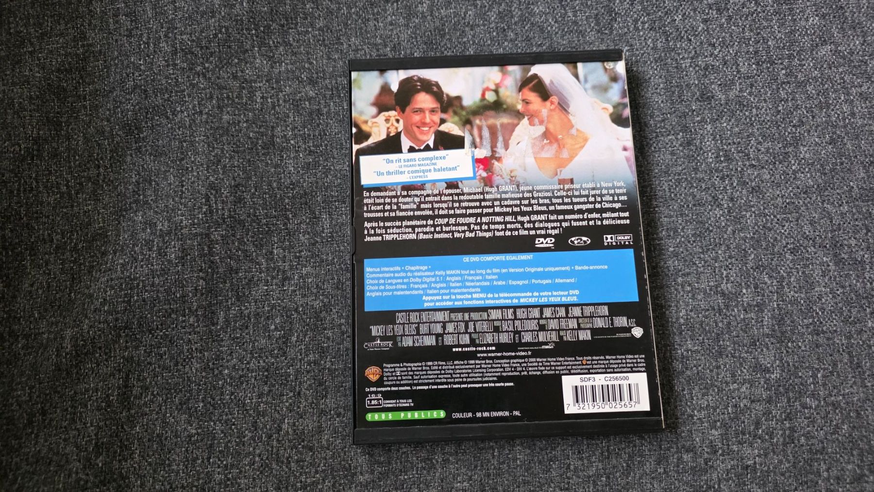 Tutti i DVDs: Mickey les yeux bleus - Hugh Grant – Usato da Bionnens venduto da Meg011 1