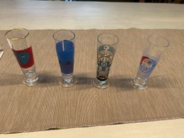 4er Set Ritzenhof Schnaps Glaeser Kult Rarität