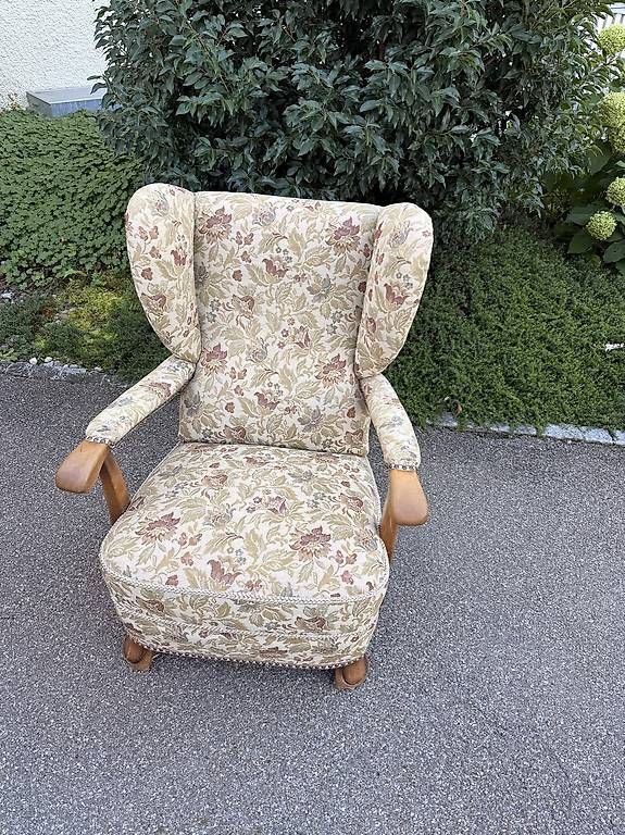 Poltrone: Vintage Ohrensessel – Usato da St. Gallen venduto da Lowviz