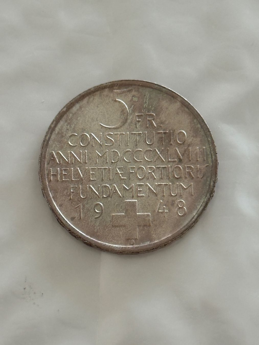 Tutti le monete: 5 Franken 1948  Silber – Usato da Wallisellen venduto da SWISS_SILVER1 1