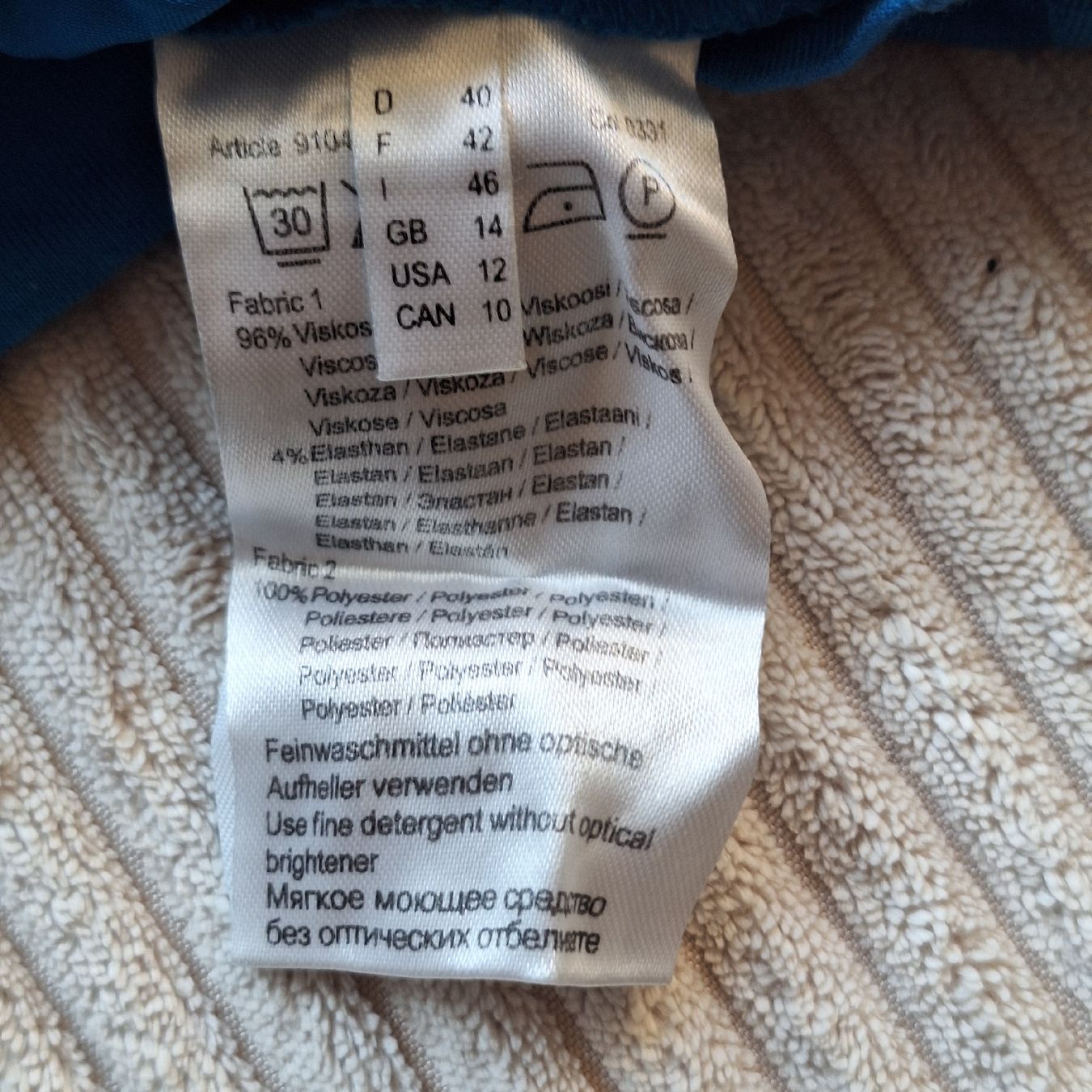 More & More T-shirt: Shirt Blau – Usato da Aeugstertal venduto da firefly33 4