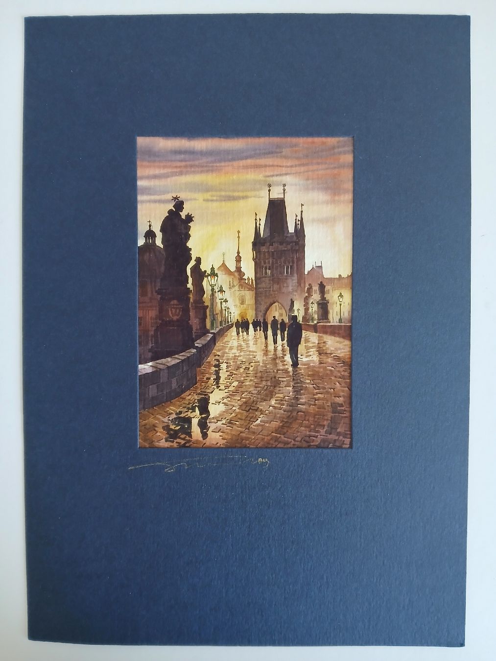 Dipinti: 2 Beautiful Prague Watercolour Paintings, Signed – Nuovo (secondo la descrizione) da Dübendorf venduto da LoRi-2026 1