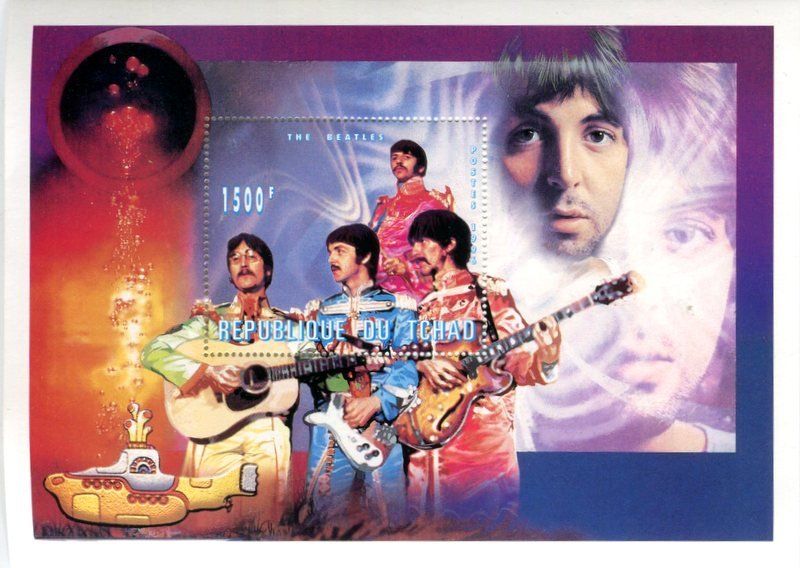 Tous les timbres: Block "The Beatles". Tschad. – Neuf avec emballage d'origine à Basel par Butsch5