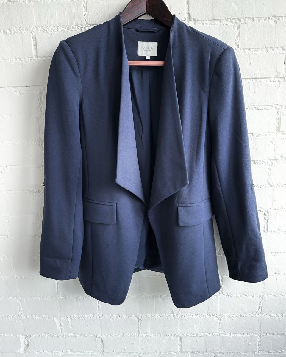 Vila Giacche: VILA Damen-Blazer in Dunkelblau / Gr. 36 – Usato da Bern venduto da Fraeuleinhonig 8