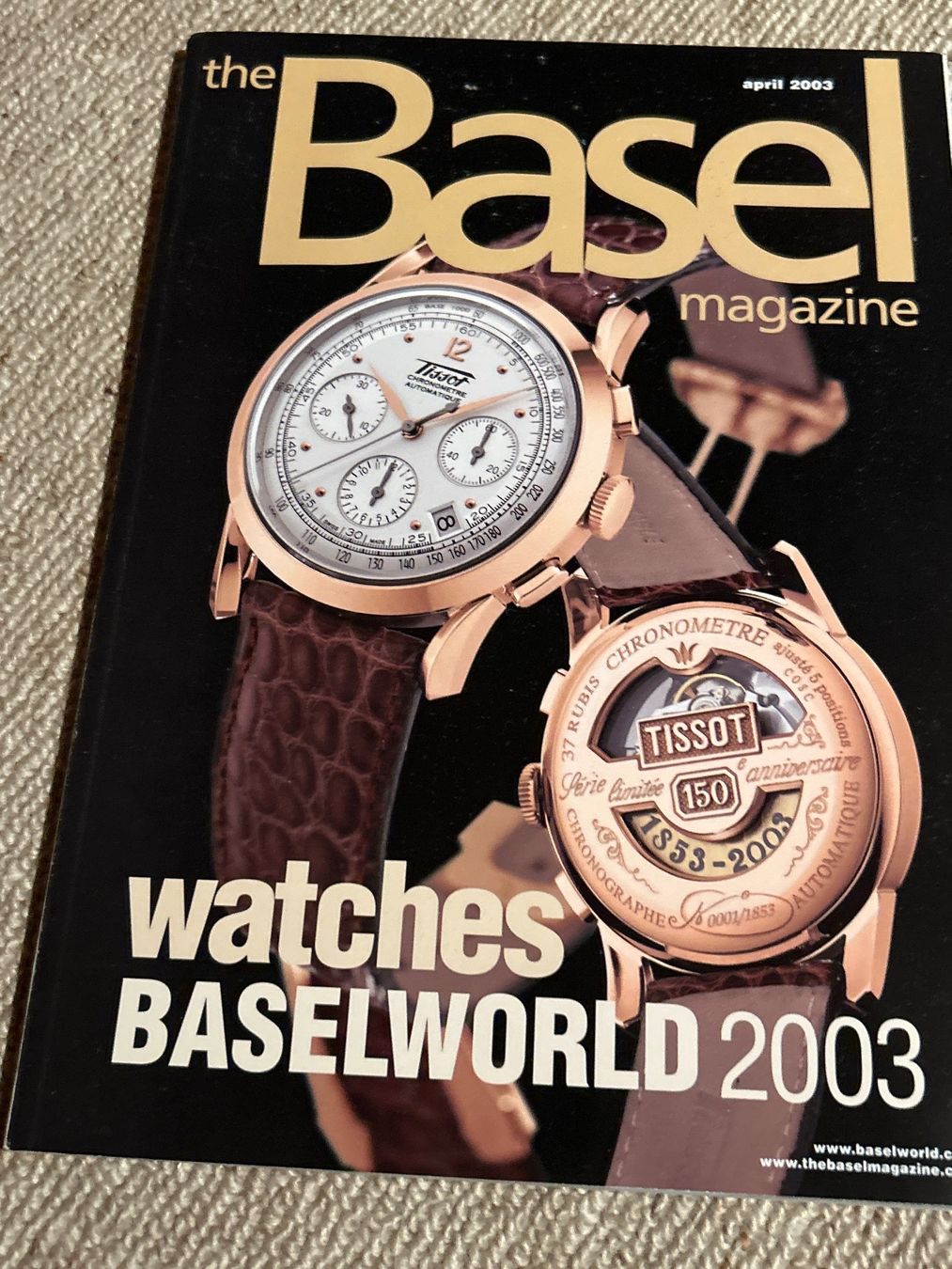 Zeitschriften & Magazine: Basel Magazin Baselworld 2003 – Gebraucht aus Champfèr von Rothli
