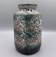Fat Lava Vase Scheurich 216-20 WGP Petrol Vintage Keramik