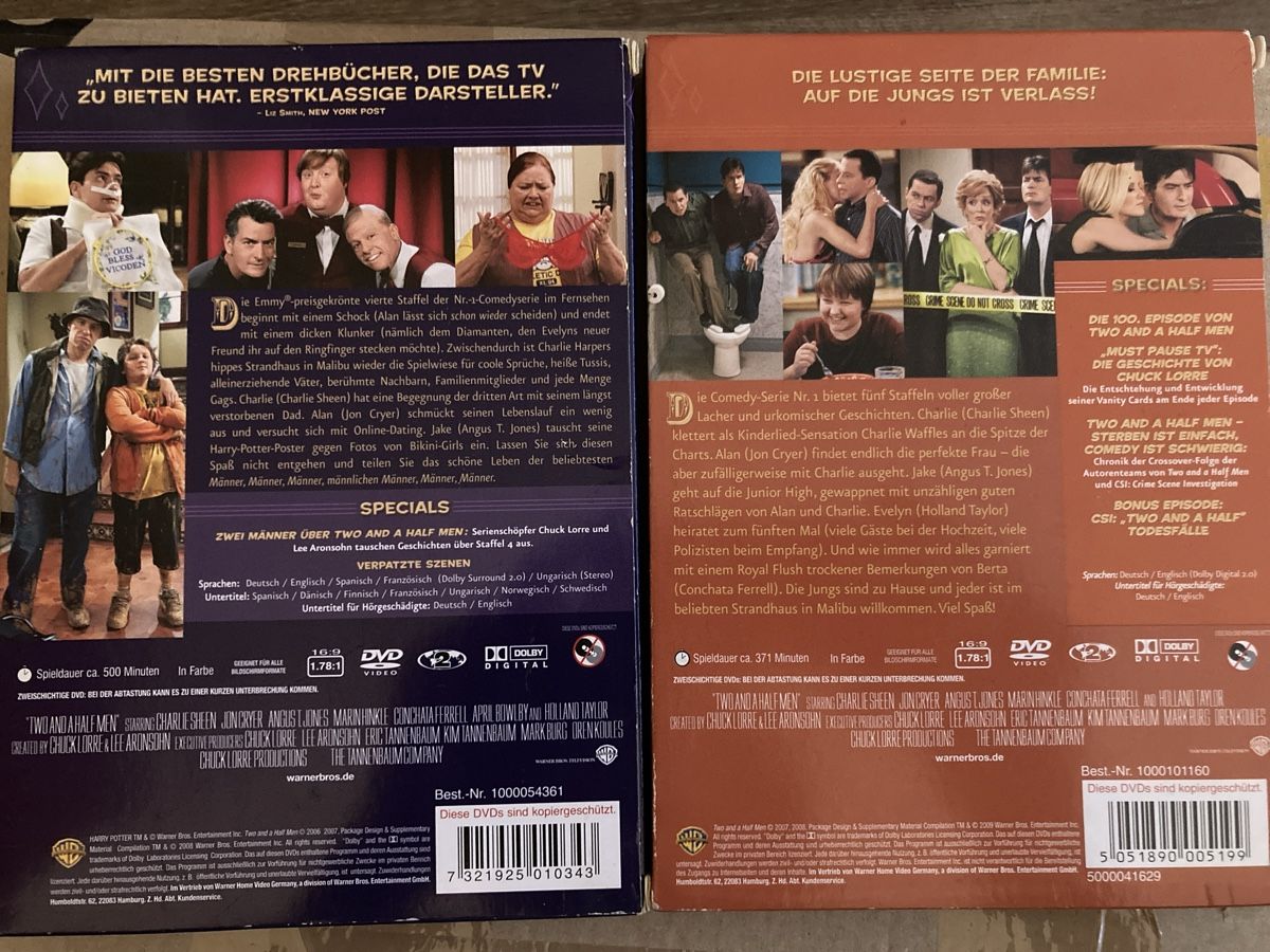 Tutti i DVDs: Two and a Half Men (S4 and S5) – Usato da Neuchâtel venduto da Tradeboi 1
