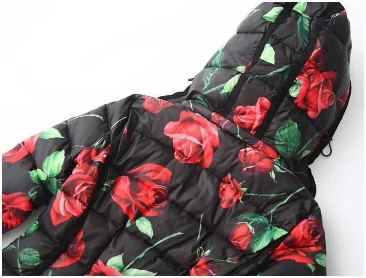 Cappotti: Steppmantel NEU mit Rosen Gr 40/42 – Nuovo e nell'imballaggio originale da Wettswil venduto da the_jr6l 6